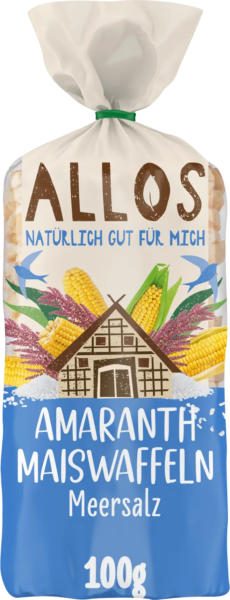 Allos Maiswaffeln Amaranth Meersalz