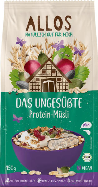 Allos Müsli, Das Ungesüßte Protein