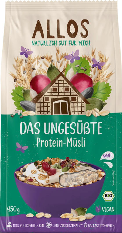 Allos Müsli, Das Ungesüßte Protein