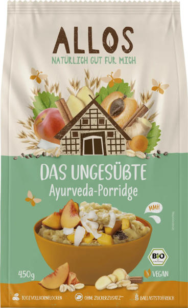 Allos Porridge, Das Ungesüßte Ayurveda