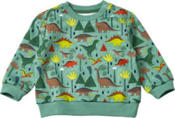 ALANA Sweatshirt mit Dino-Muster, grün, Gr. 80