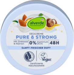 alverde NATURKOSMETIK Deocreme Pure & Strong