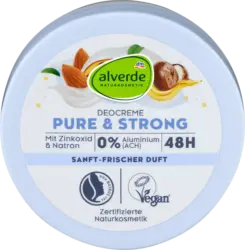 alverde NATURKOSMETIK Deocreme Pure & Strong