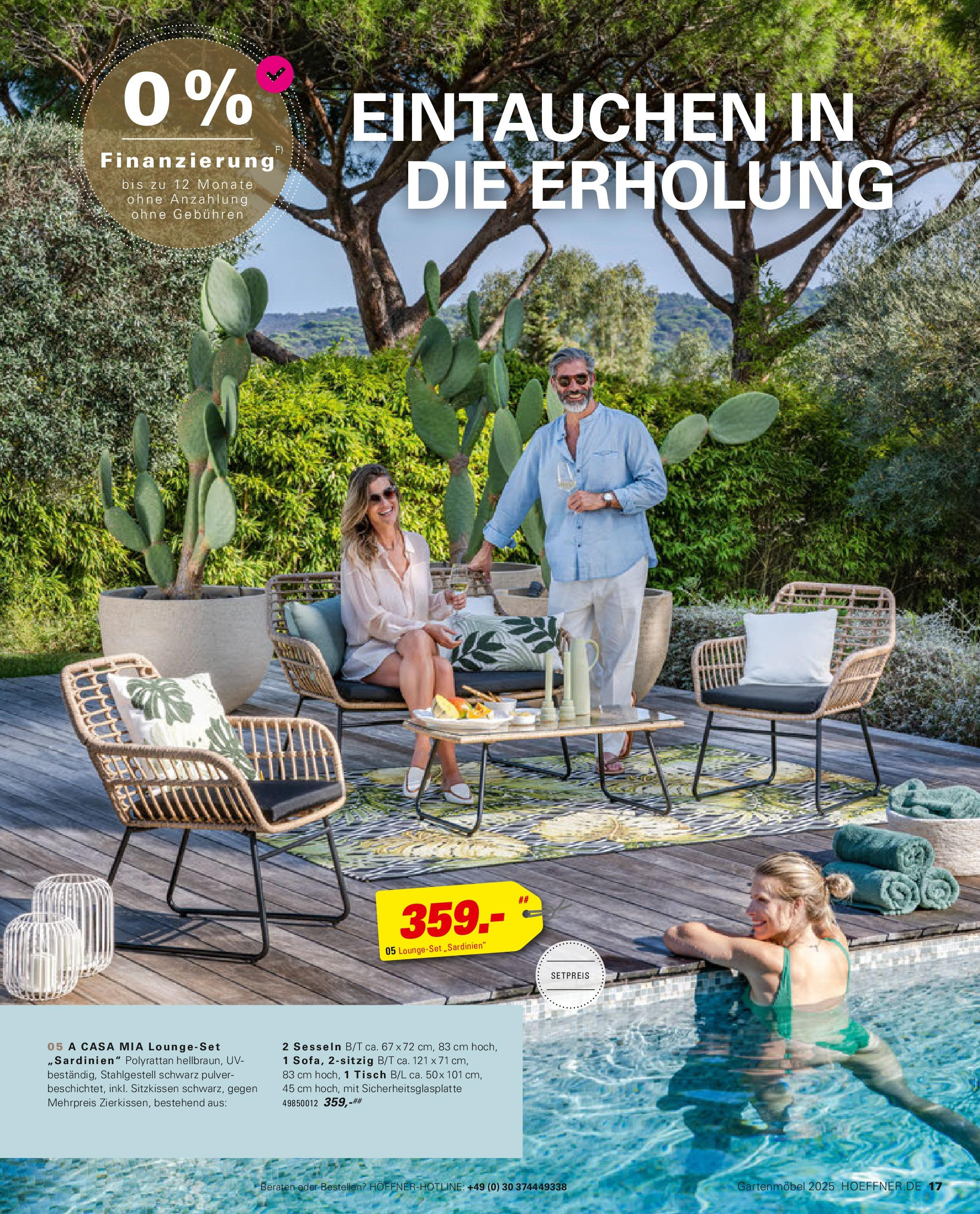 Höffner - Höffner: Möbelangebote (ab 31.01.2025) zum Blättern | Seite: 17 | Produkte: Tisch, Gartenmöbel