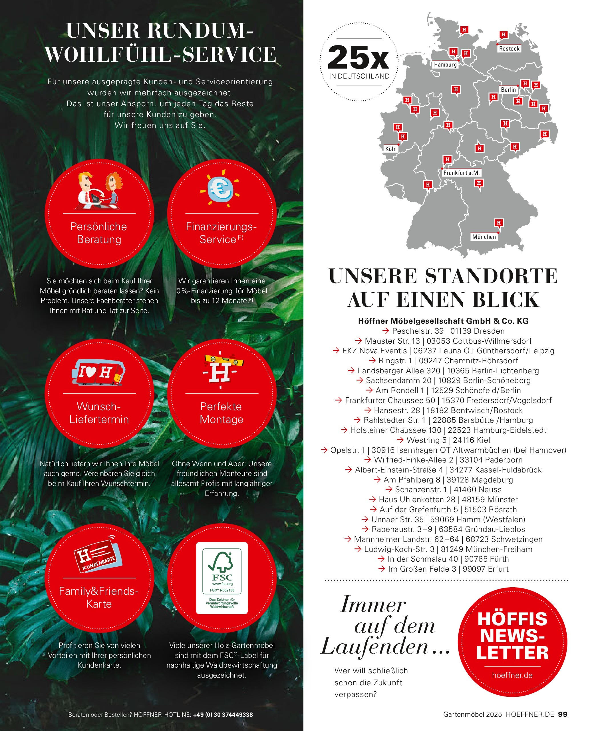 Höffner - Höffner: Möbelangebote (ab 31.01.2025) zum Blättern | Seite: 99 | Produkte: Gartenmöbel