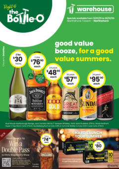 Preview of catalogue Good Value Booze, For Good Value Summers. QLD 13/01 from shop The Bottle-O valid 12/01/2025