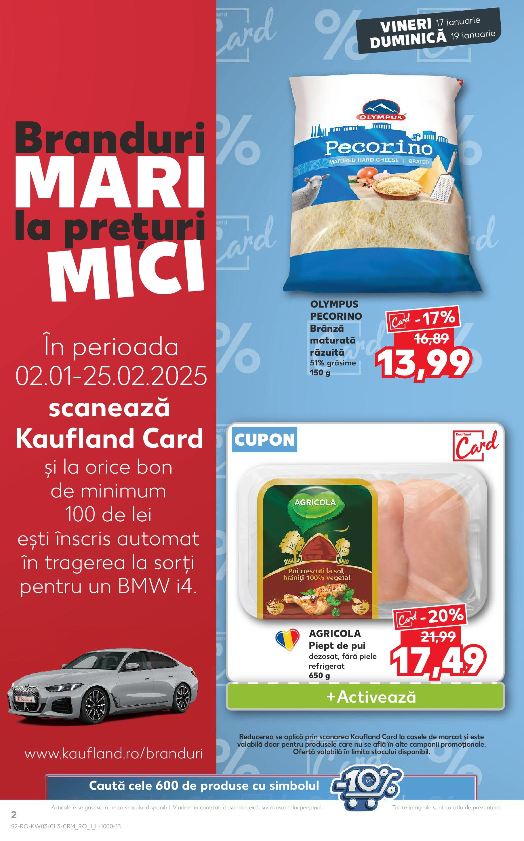 Catalog Kaufland - Bucureşti 17.01.2025 - Revista si Oferta | Pagină: 2 | Produse: Mici, Brânză