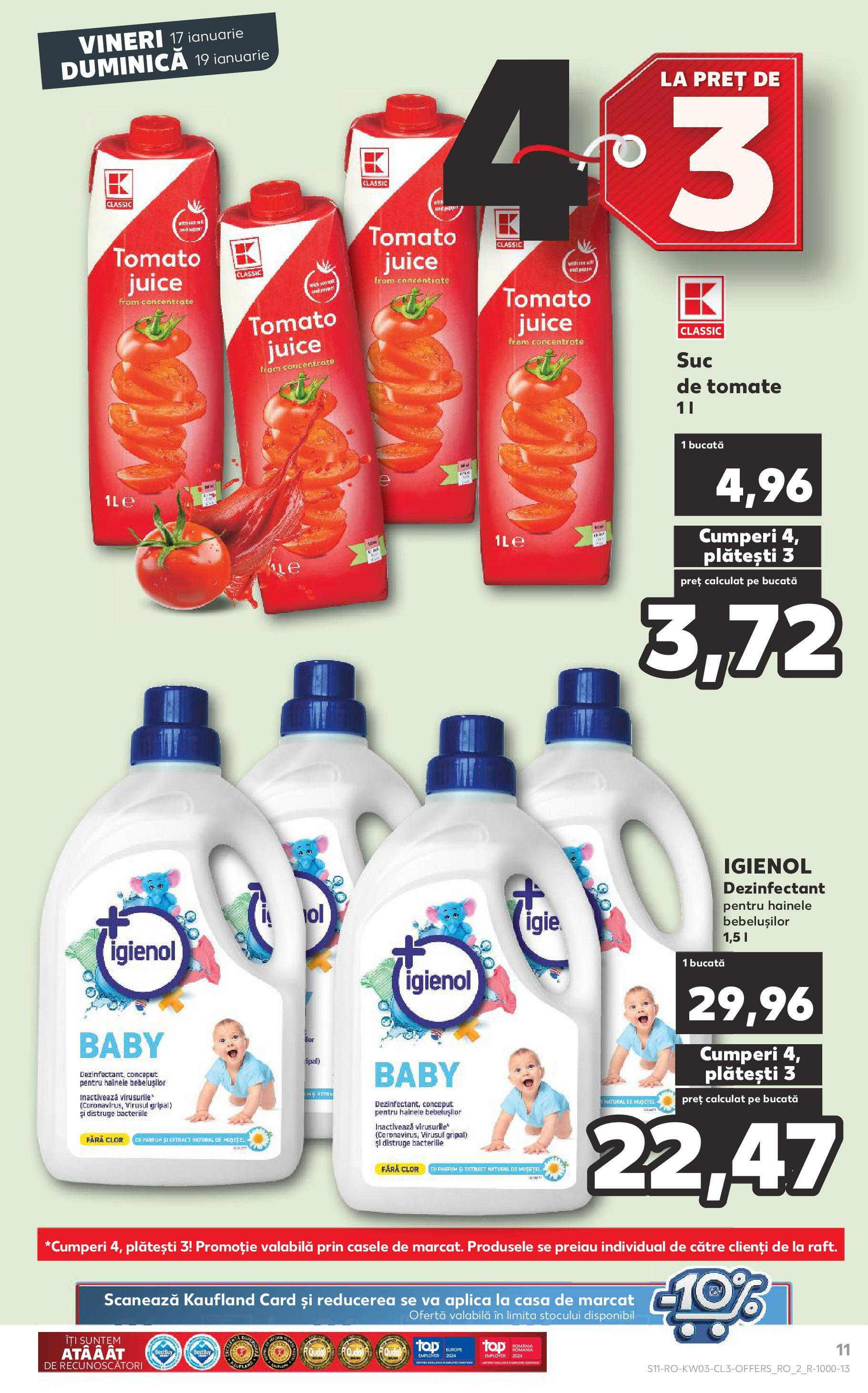 Catalog Kaufland - Bucureşti 17.01.2025 - Revista si Oferta | Pagină: 11 | Produse: Parfum