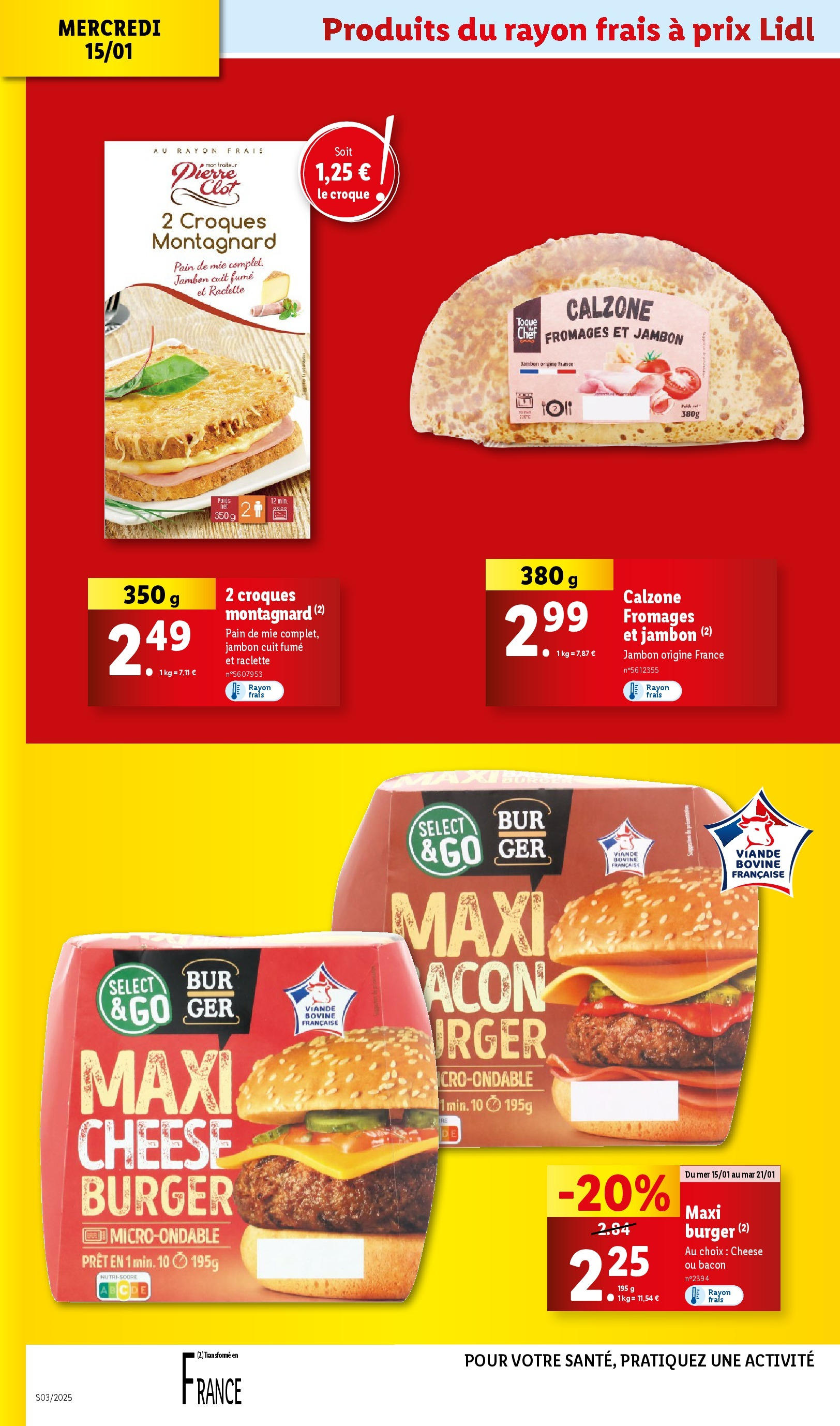 Catalogue LIDL du 14/01/2025 | Promo prospectus en ligne | Page: 12 | Produits: Raclette, Pain, Viande, Viande bovine