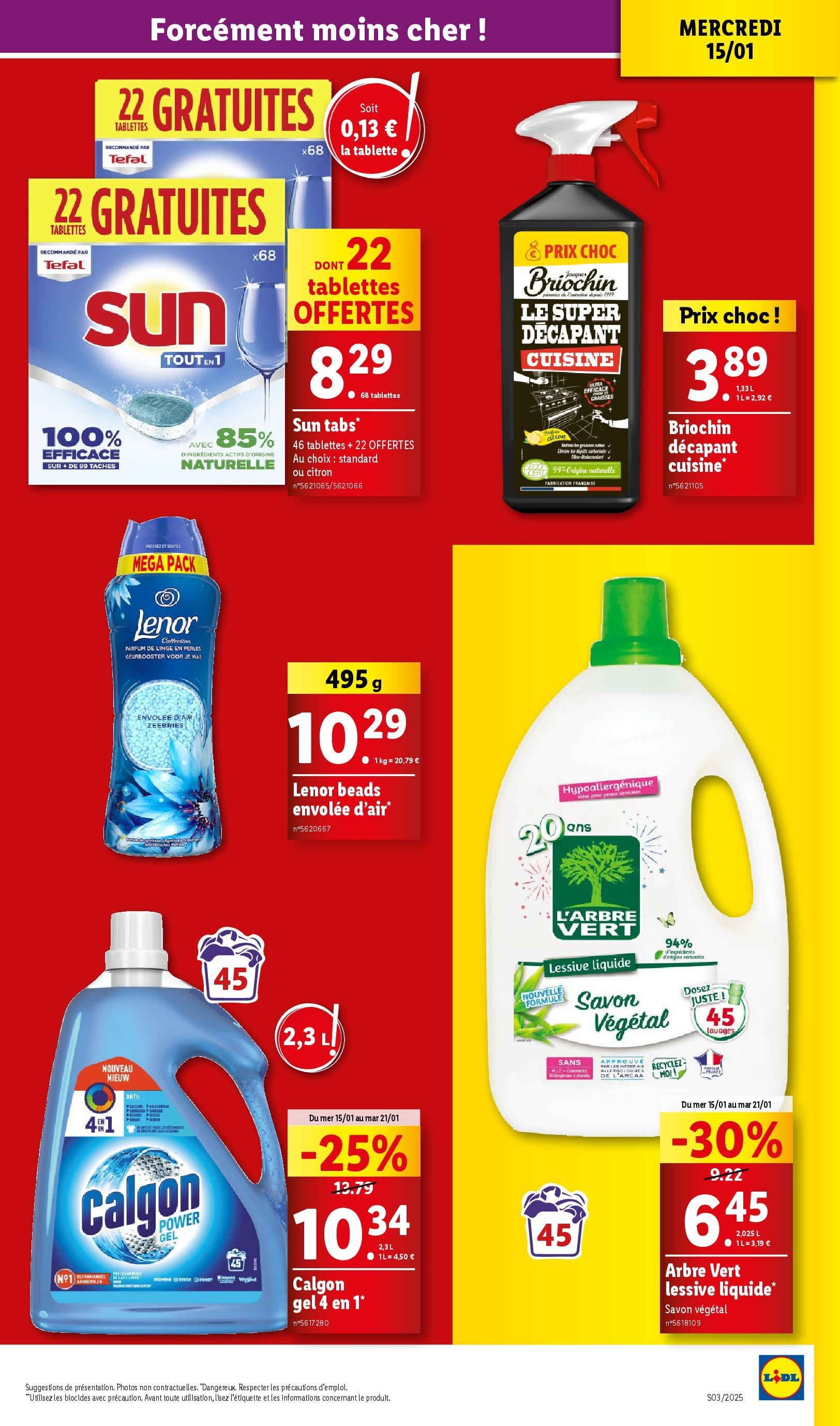 Catalogue LIDL du 14/01/2025 | Promo prospectus en ligne | Page: 29 | Produits: Tablette, Citron, Lenor, Tefal