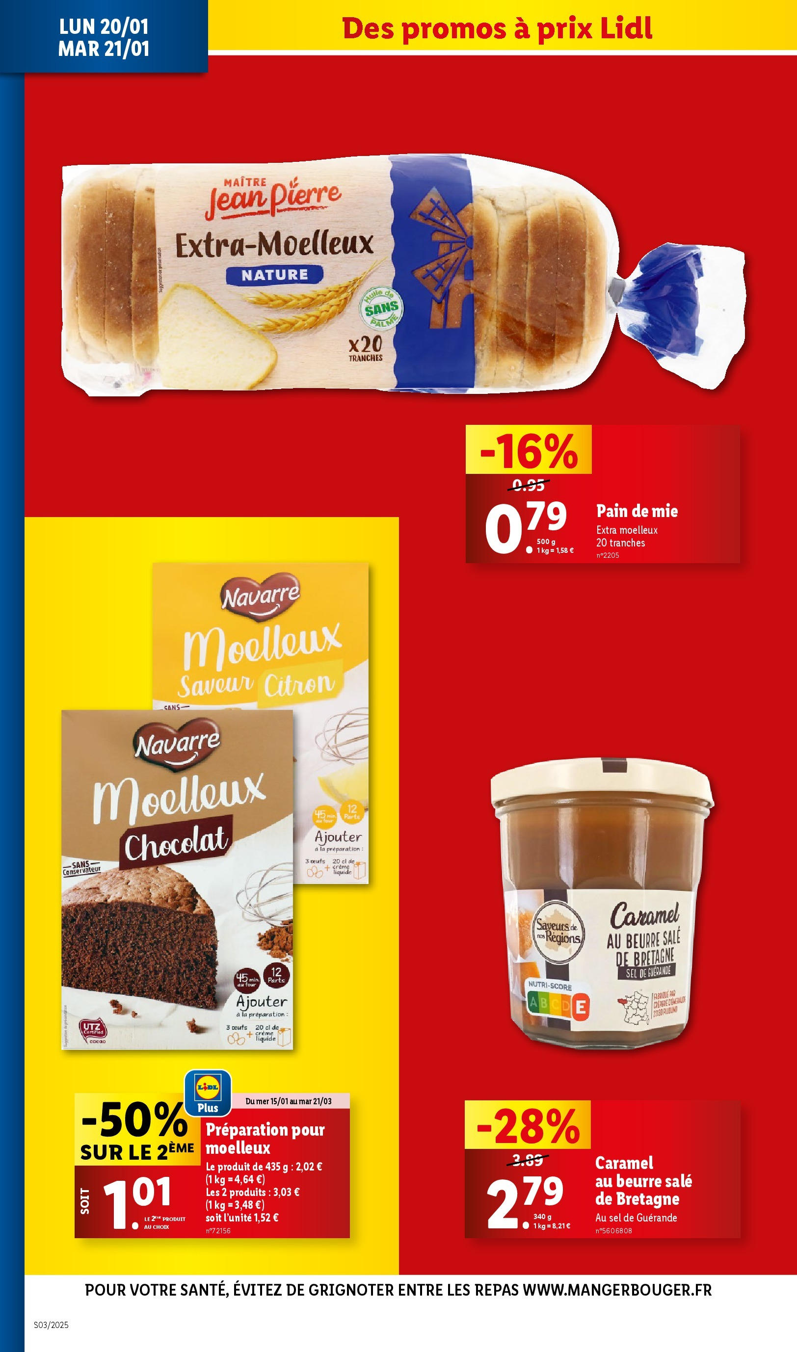 Catalogue LIDL du 14/01/2025 | Promo prospectus en ligne | Page: 36 | Produits: Citron, Sel, Pain, Chocolat