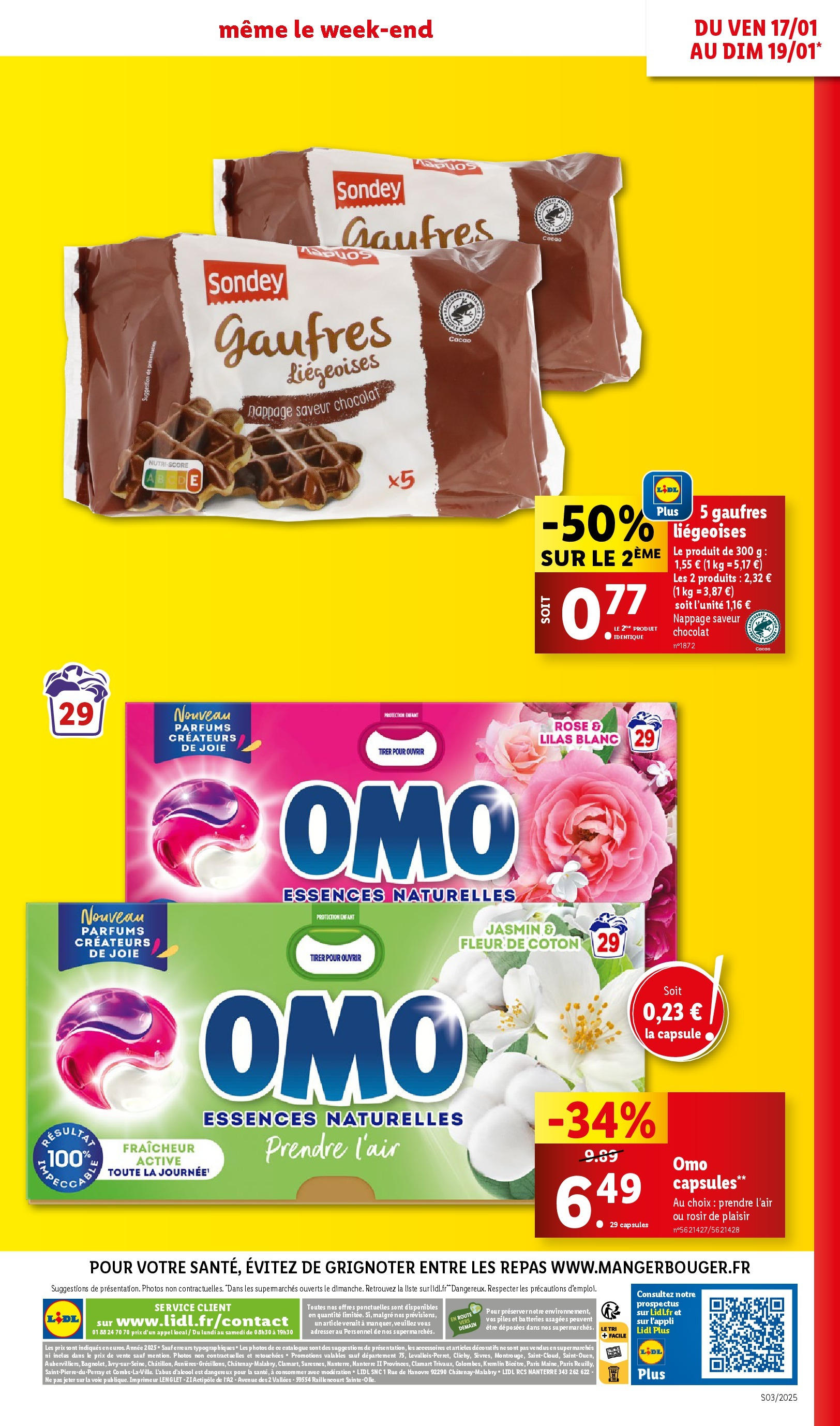 Catalogue LIDL du 14/01/2025 | Promo prospectus en ligne | Page: 39 | Produits: Coton, Chocolat, Piles, Gaufres