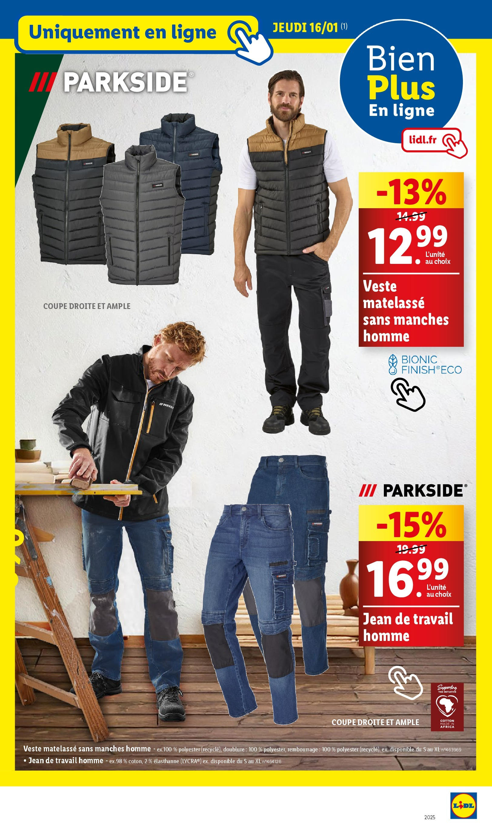 Catalogue LIDL du 14/01/2025 | Promo prospectus en ligne | Page: 57 | Produits: Veste, Thé