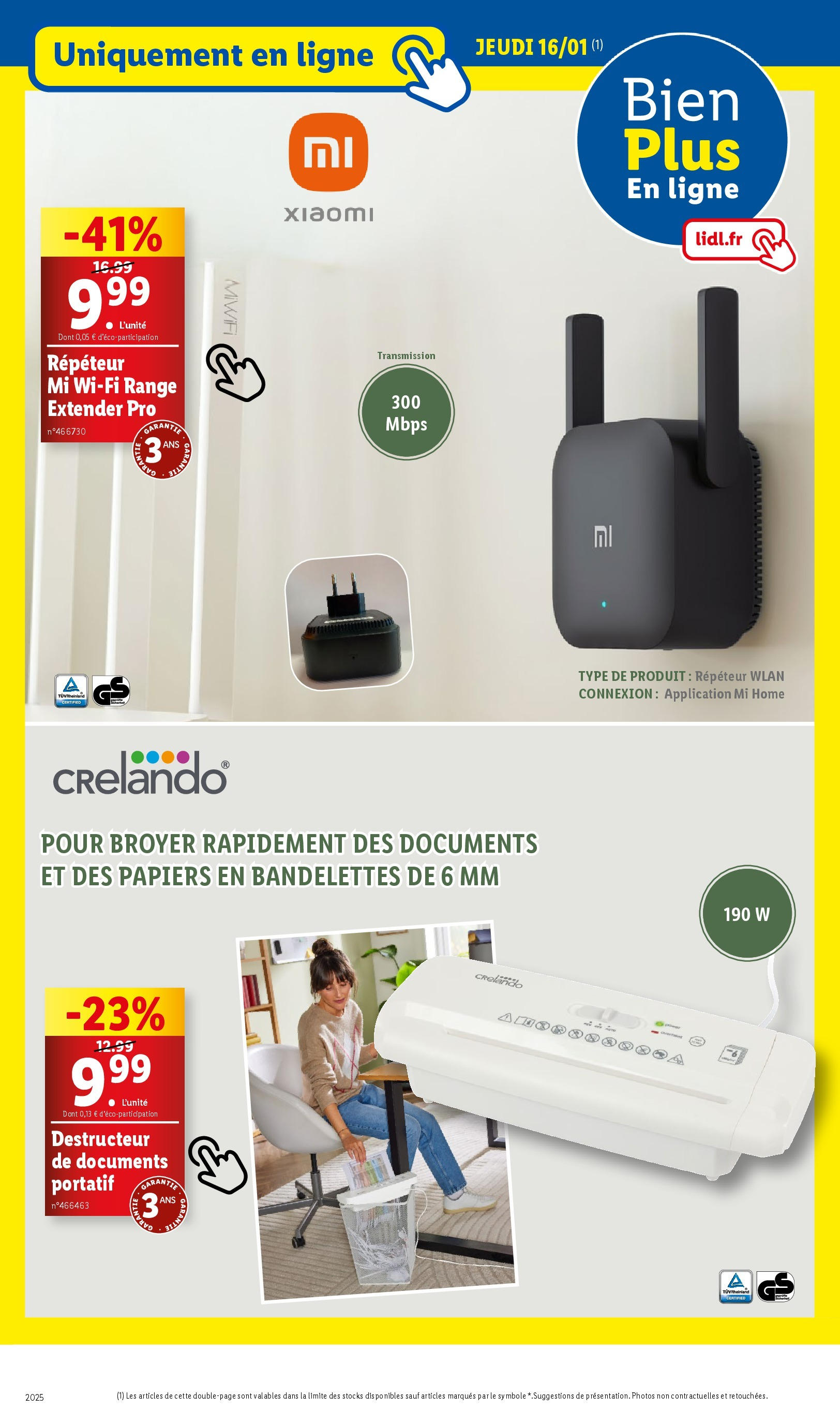 Catalogue LIDL du 15/01/2025 | Promo prospectus en ligne | Page: 16