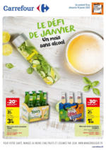 Carrefour LE DÉFI DE JANVIER - Un mois sans alcool - au 19.01.2025