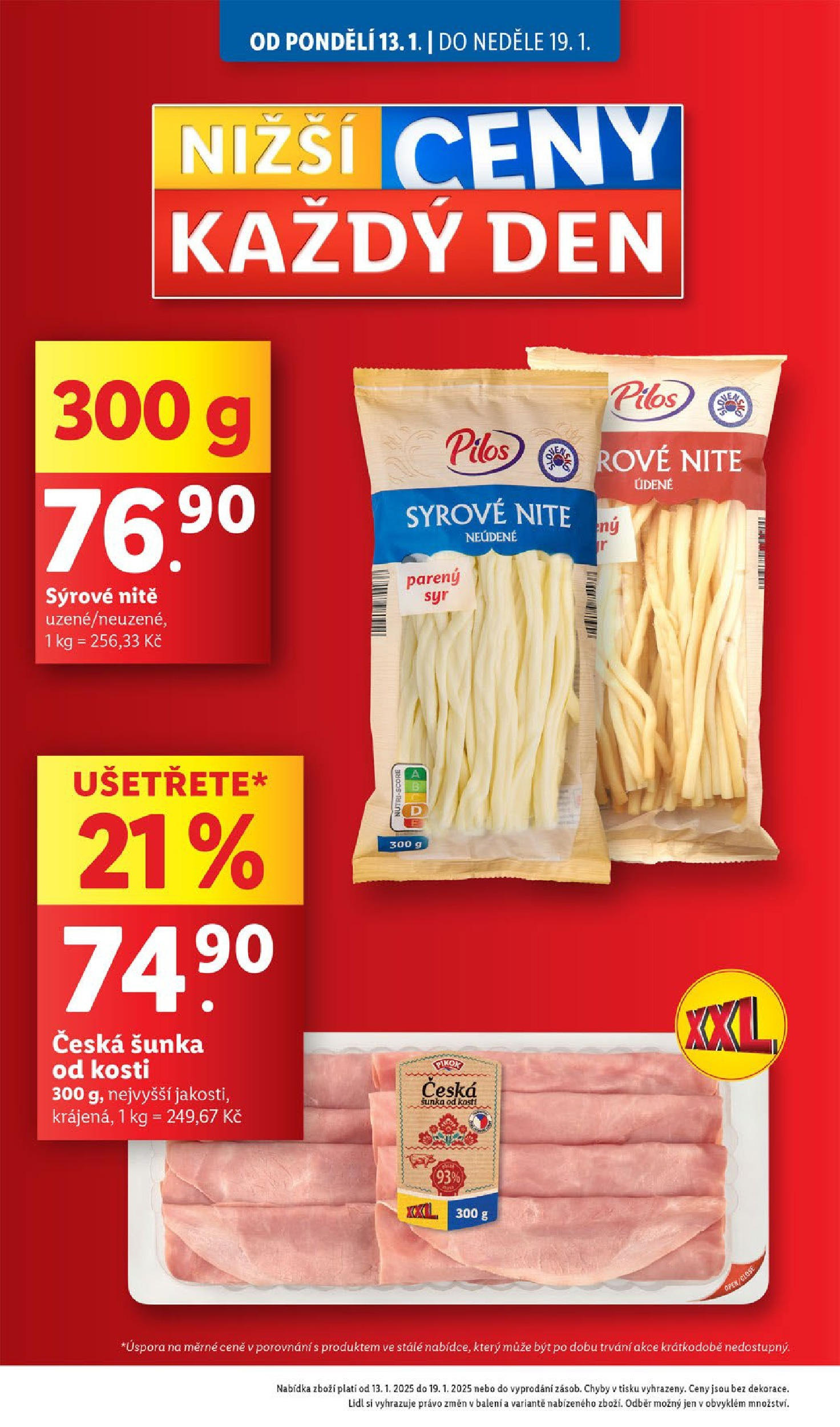 Lidl leták od 14.01.2025 - Nový akční leták | Strana: 6 | Produkty: Šunka od kosti, Šunka, Pikok