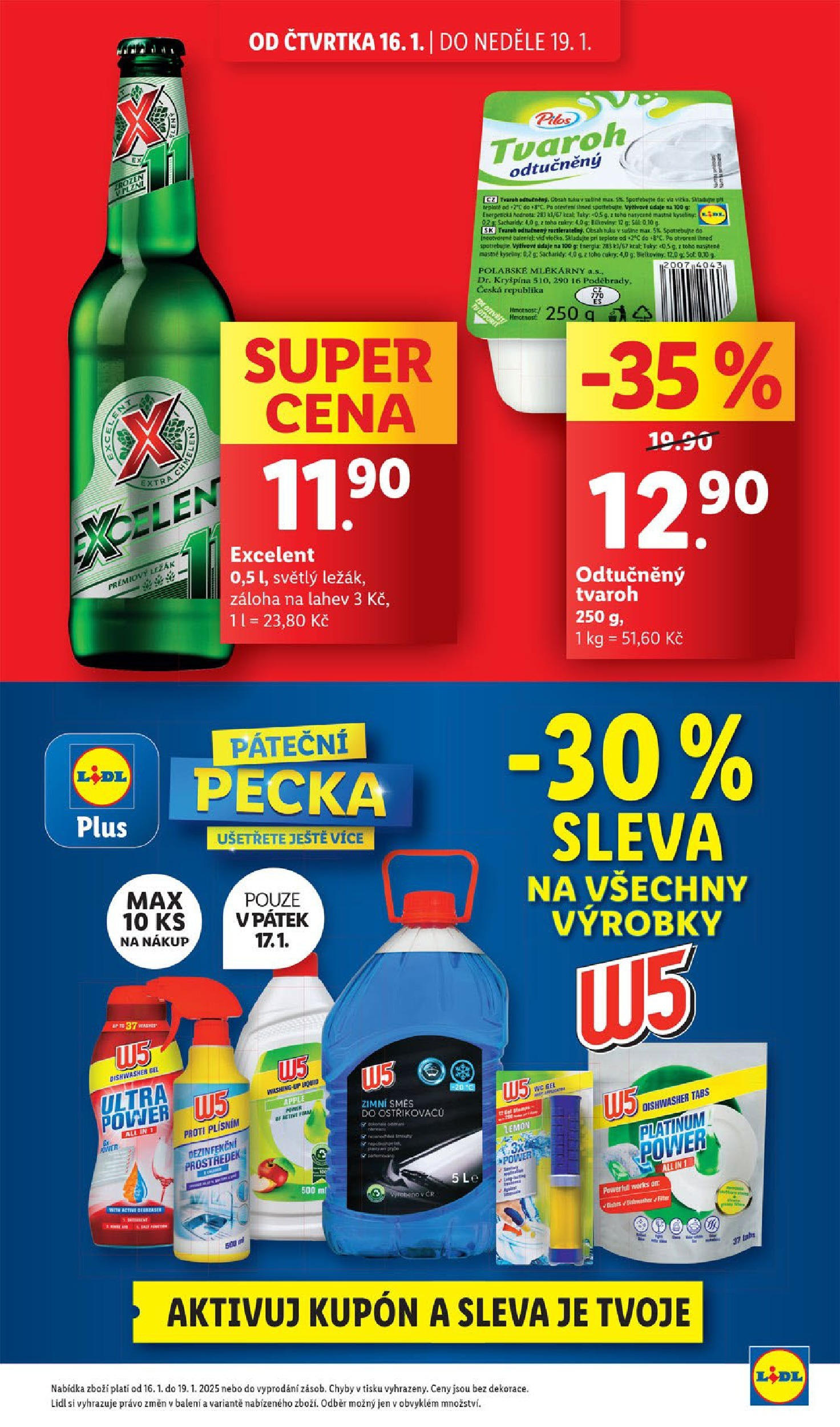 Lidl leták od 14.01.2025 - Nový akční leták | Strana: 3 | Produkty: Tvaroh, Apple, Tvaroh odtučněný, Láhev