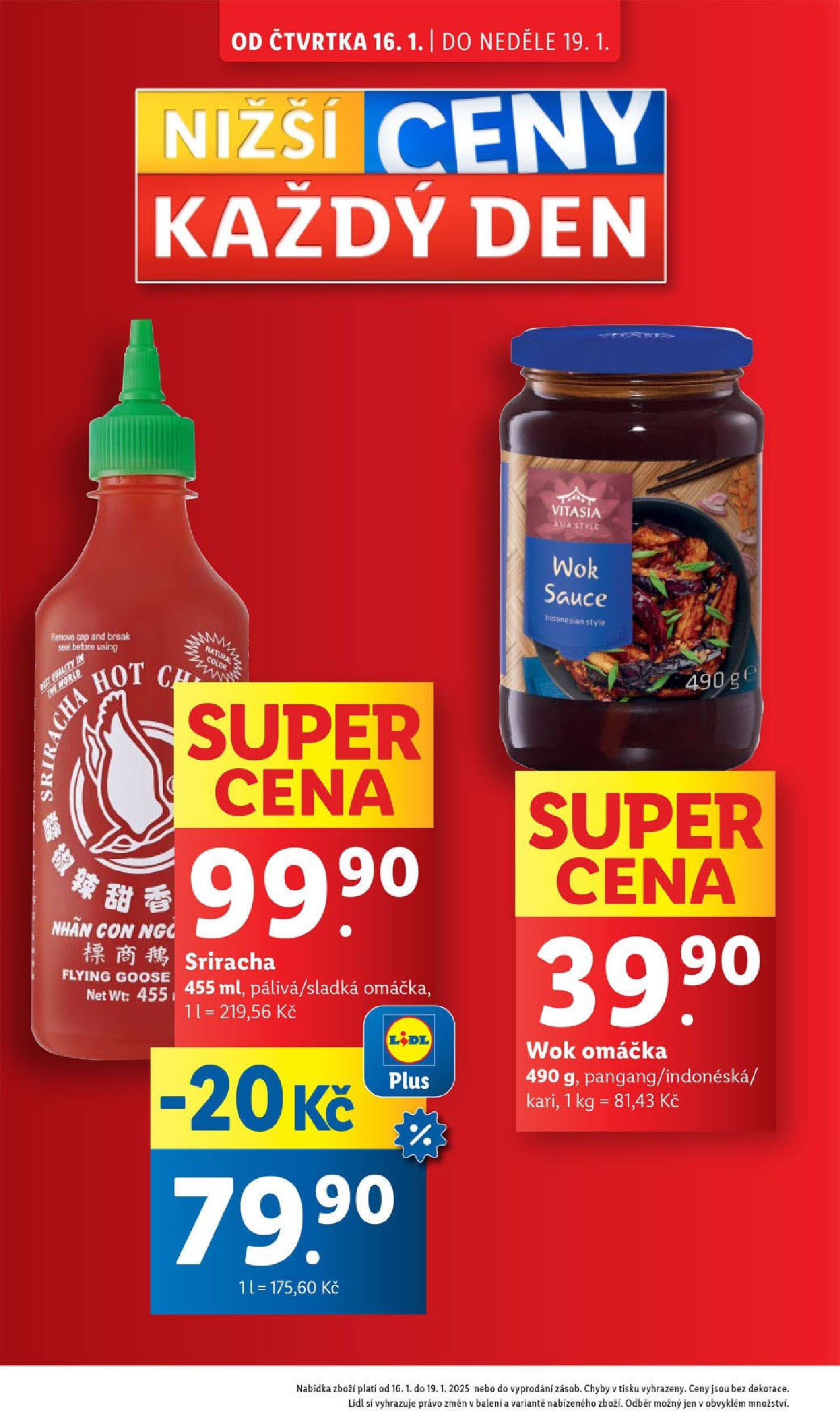 Lidl leták od 14.01.2025 - Nový akční leták | Strana: 6 | Produkty: Sriracha