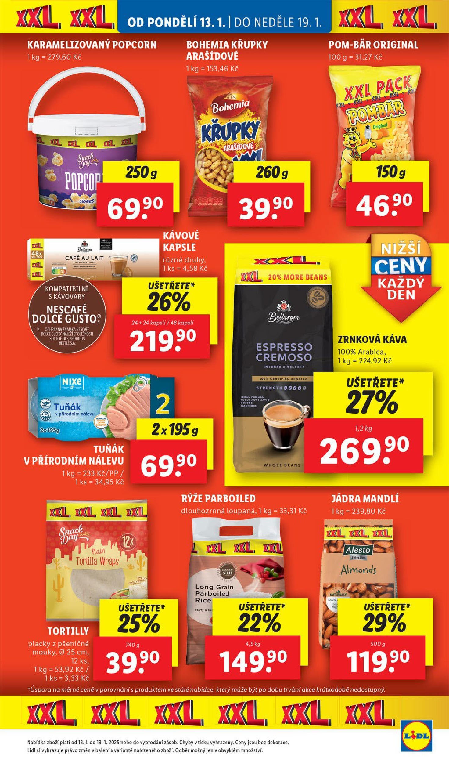 Lidl leták od 14.01.2025 - Nový akční leták | Strana: 21 | Produkty: Dolce Gusto, Nescafé Dolce Gusto, Kapsle, Nescafé