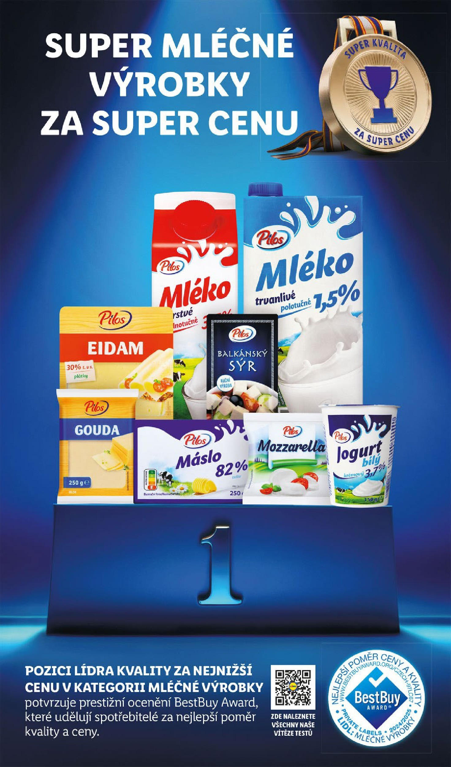 Lidl leták od 14.01.2025 - Nový akční leták | Strana: 18 | Produkty: Mléko, Jogurt, Eidam, Mozzarella