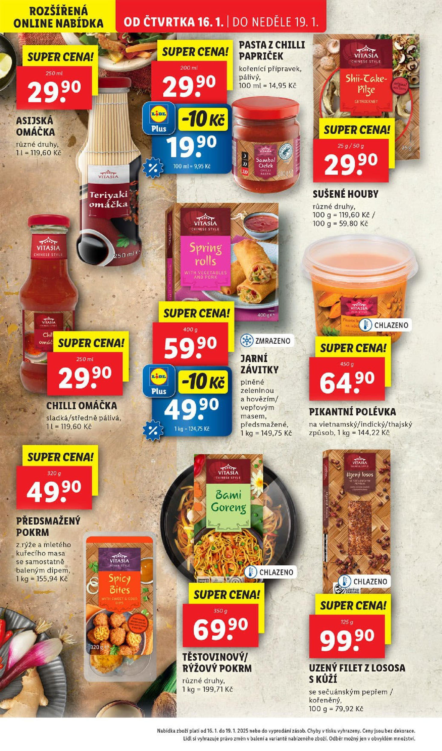 Lidl leták od 14.01.2025 - Nový akční leták | Strana: 24 | Produkty: Losos, Bami Goreng, Filet, Uzený losos