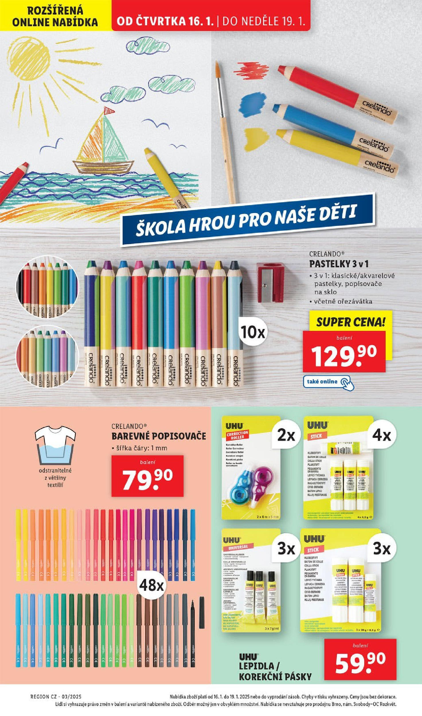 Lidl leták od 14.01.2025 - Nový akční leták | Strana: 14 | Produkty: Pastelky