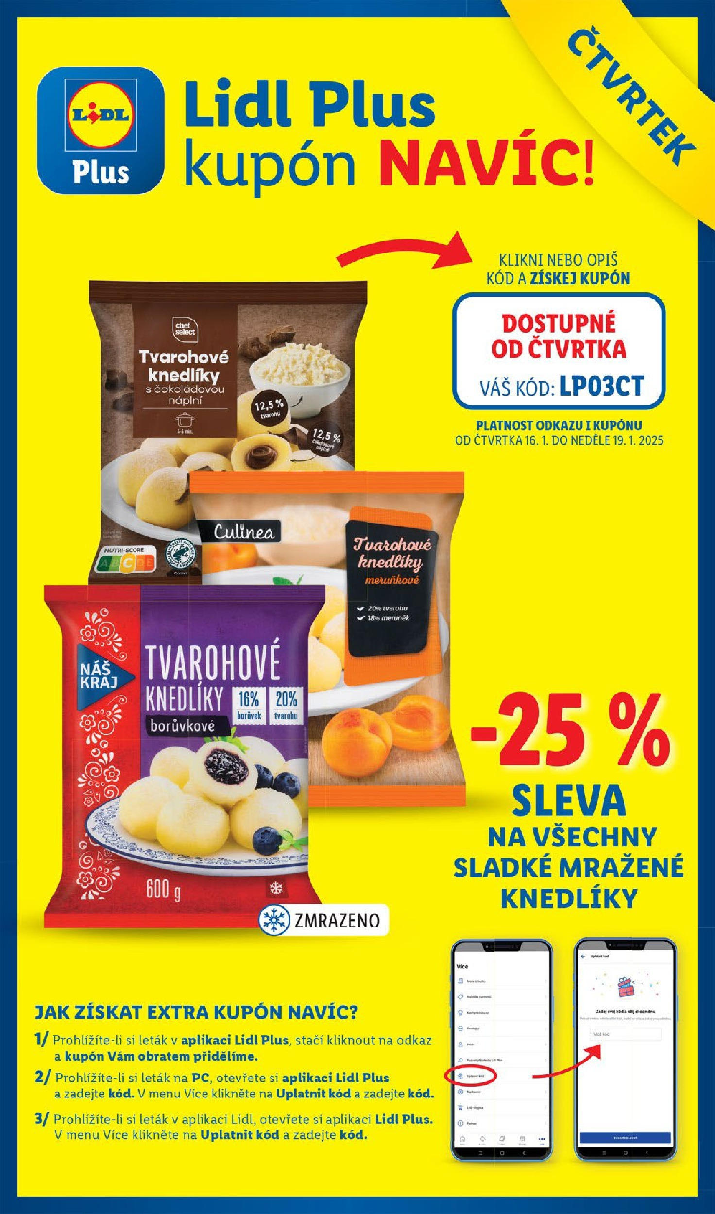 Lidl leták od 14.01.2025 - Nový akční leták | Strana: 50 | Produkty: Tvaroh