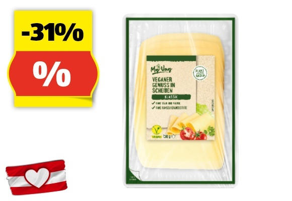 MYVAY Pflanzlicher Genuss in Scheiben, 150 g