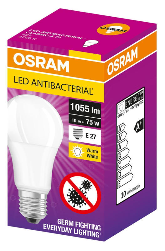 Osram LED антибактериална крушка E27