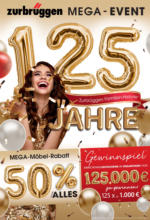 Zurbrüggen Zurbrüggen: Mega-Event - bis 18.01.2025