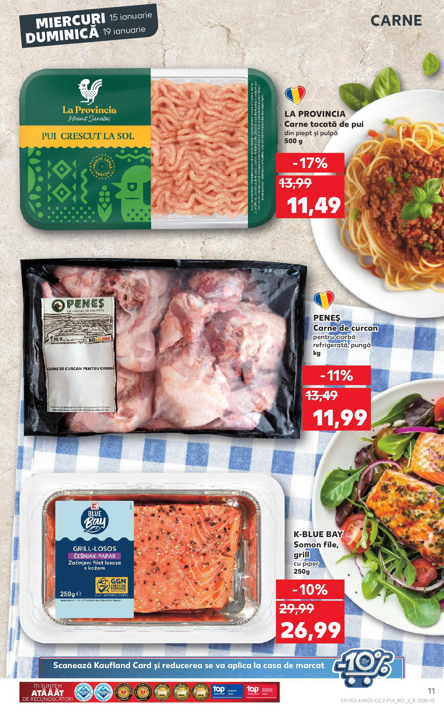 Catalog Kaufland - Bucureşti 15.01.2025 - Revista si Oferta | Pagină: 11 | Produse: Pungă, Grill, Carne tocată, Piper