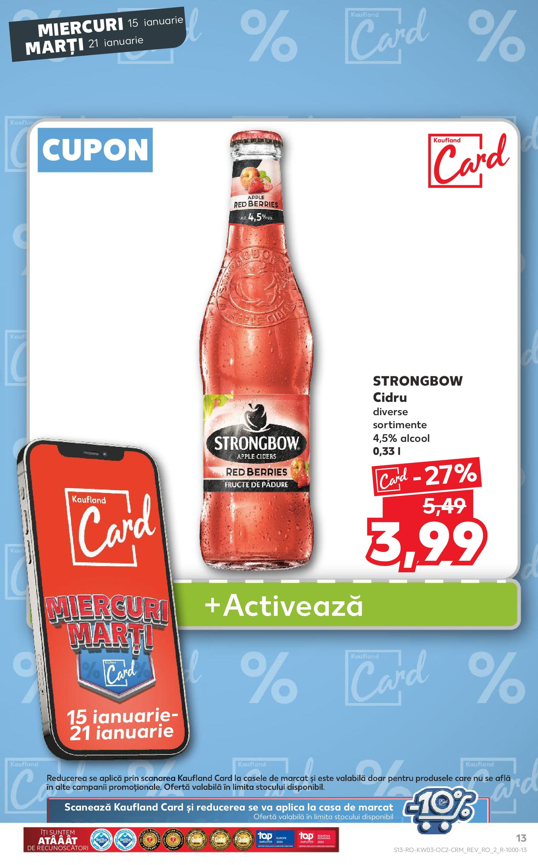 Catalog Kaufland - Bucureşti 15.01.2025 - Revista si Oferta | Pagină: 13 | Produse: Apple, Fructe