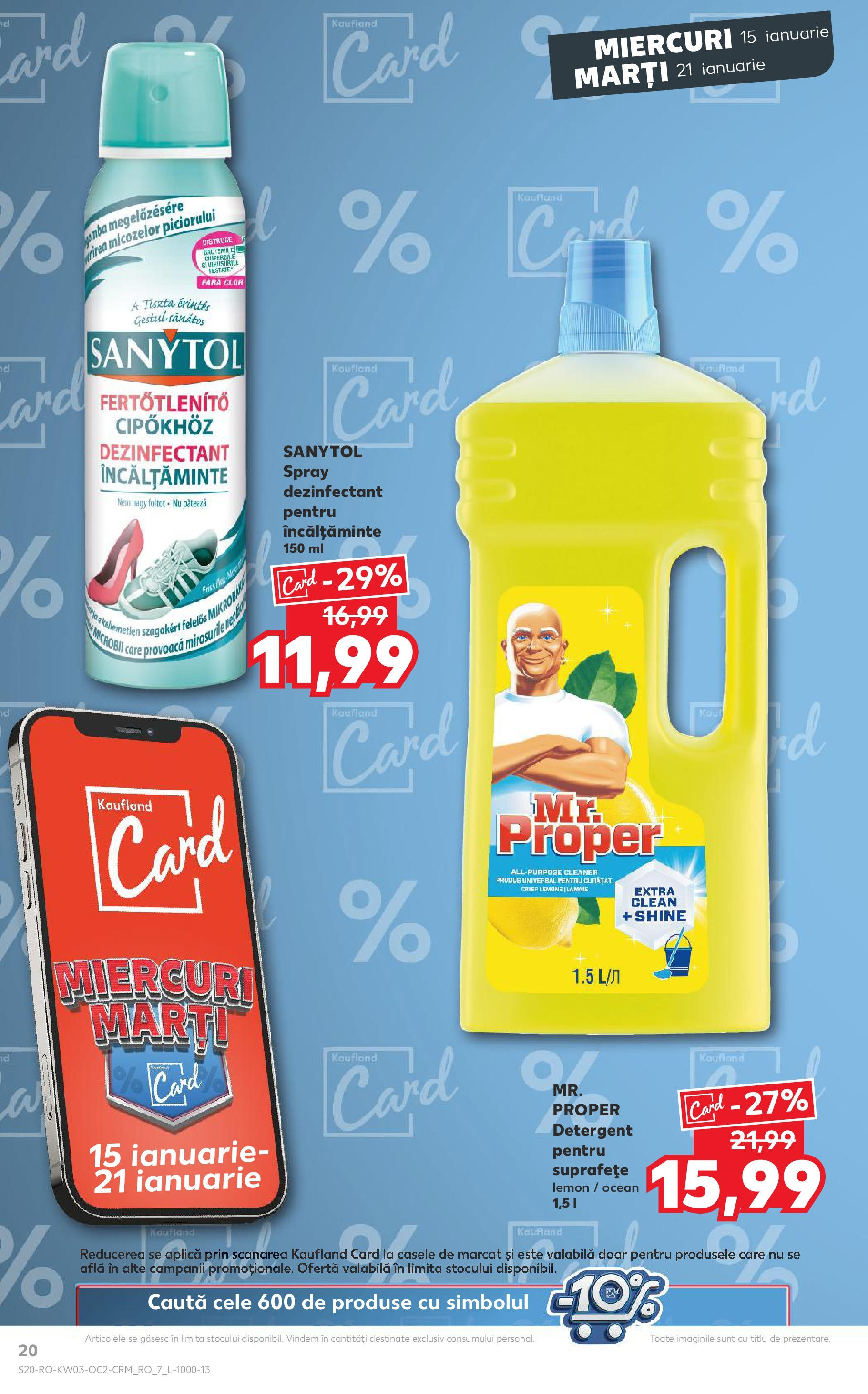 Catalog Kaufland - Bucureşti 15.01.2025 - Revista si Oferta | Pagină: 20 | Produse: Detergent, Lămâie