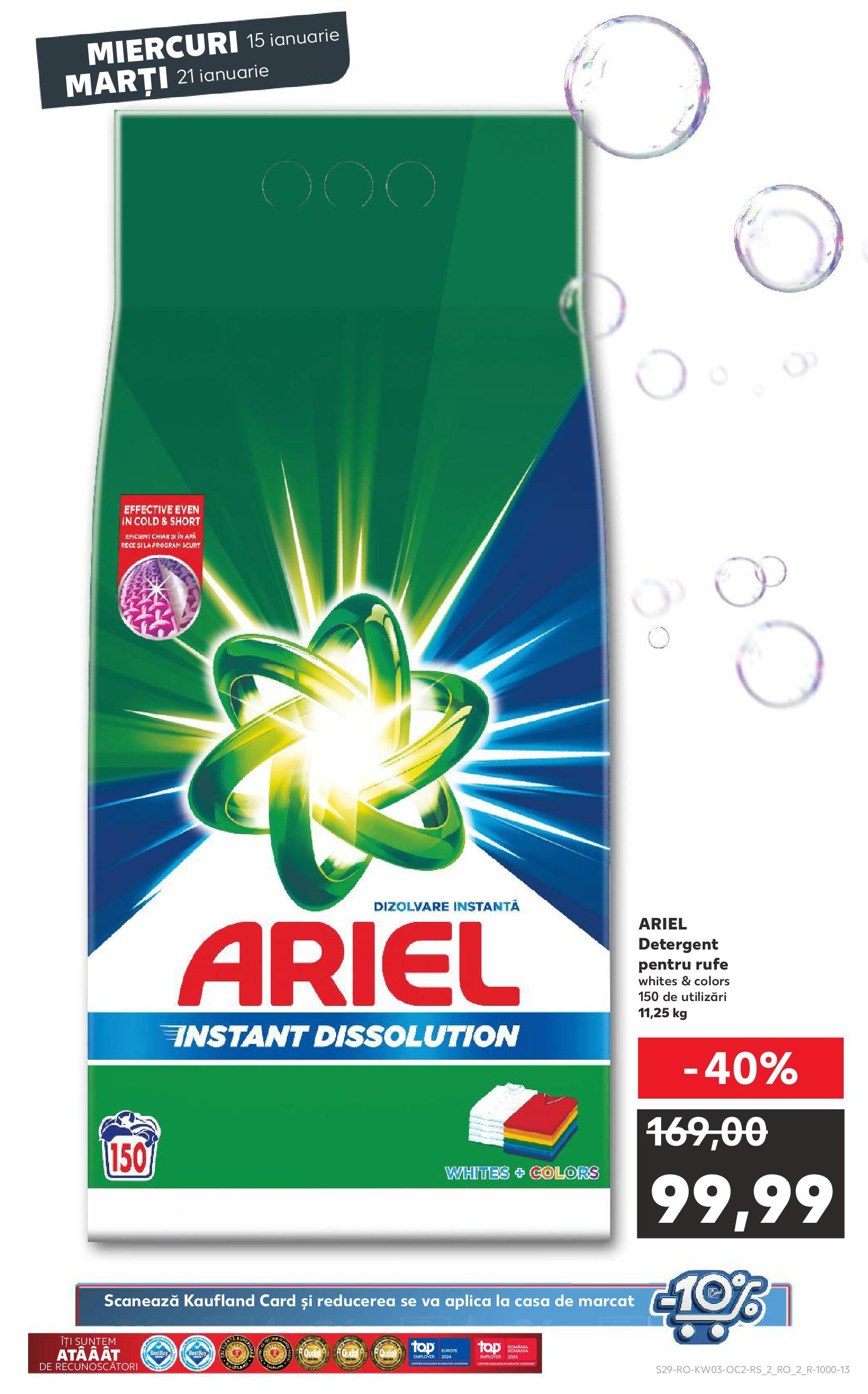 Catalog Kaufland - Bucureşti 15.01.2025 - Revista si Oferta | Pagină: 29 | Produse: Detergent, Apă