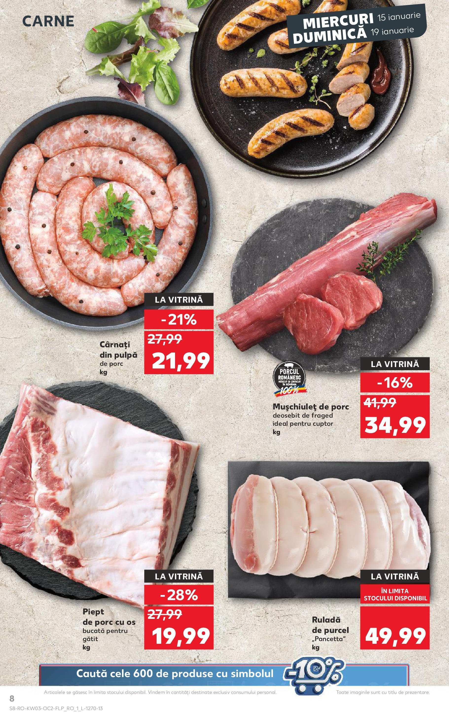 Catalog Kaufland - Odorheiu Secuiesc 15.01.2025 - Revista si Oferta | Pagină: 8 | Produse: Cuptor, Vitrină, Cârnați