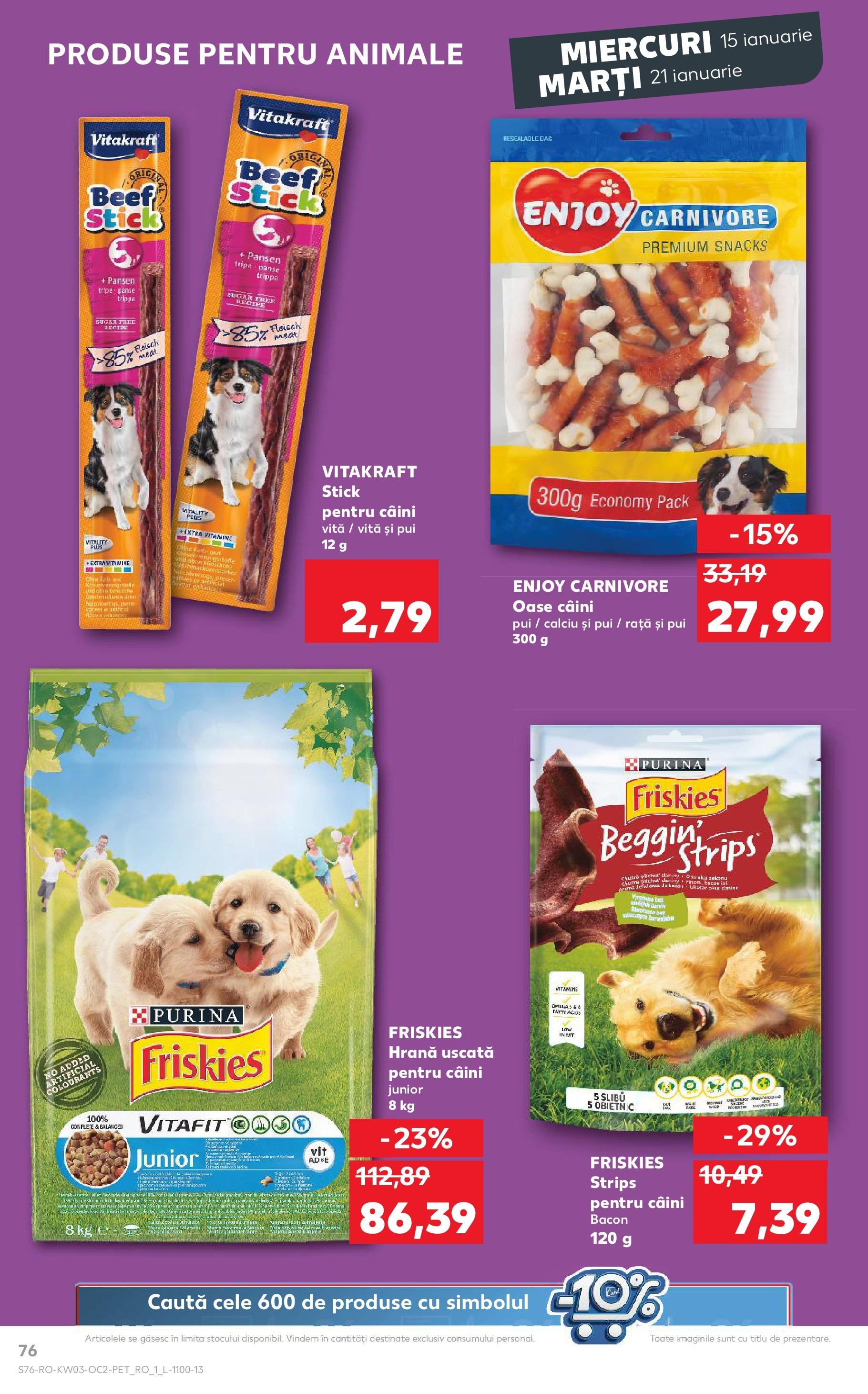 Catalog Kaufland - Odorheiu Secuiesc 15.01.2025 - Revista si Oferta | Pagină: 76 | Produse: Rață, Bacon