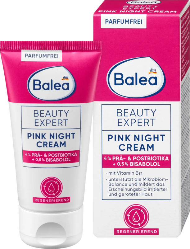 Balea Nachtcreme Beauty Expert Pink Night Cream