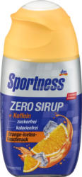 Sportness Zero Sirup Orange-Icetea Geschmack mit Koffein