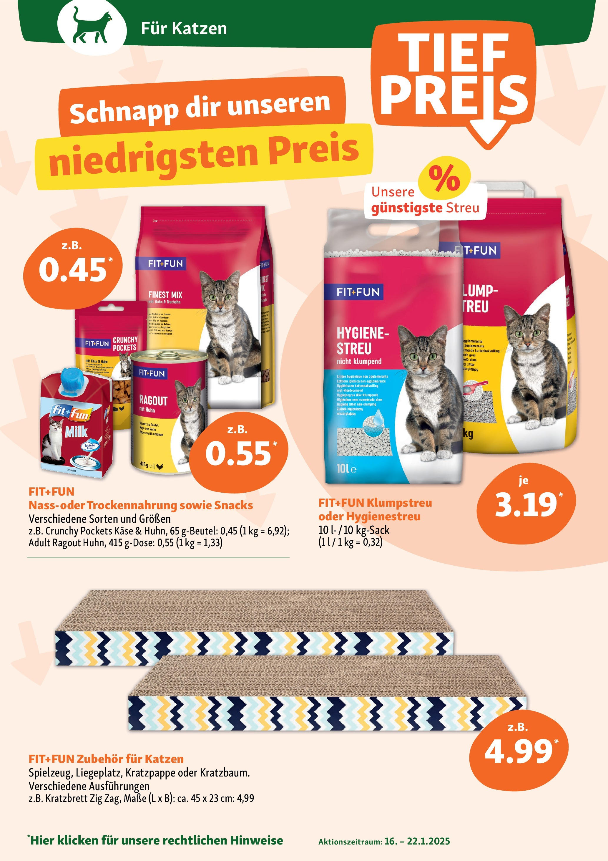 Fressnapf Prospekt (ab 16.01.2025) zum Blättern | Seite: 3 | Produkte: Käse