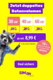 SIMon Mobile: Angebot