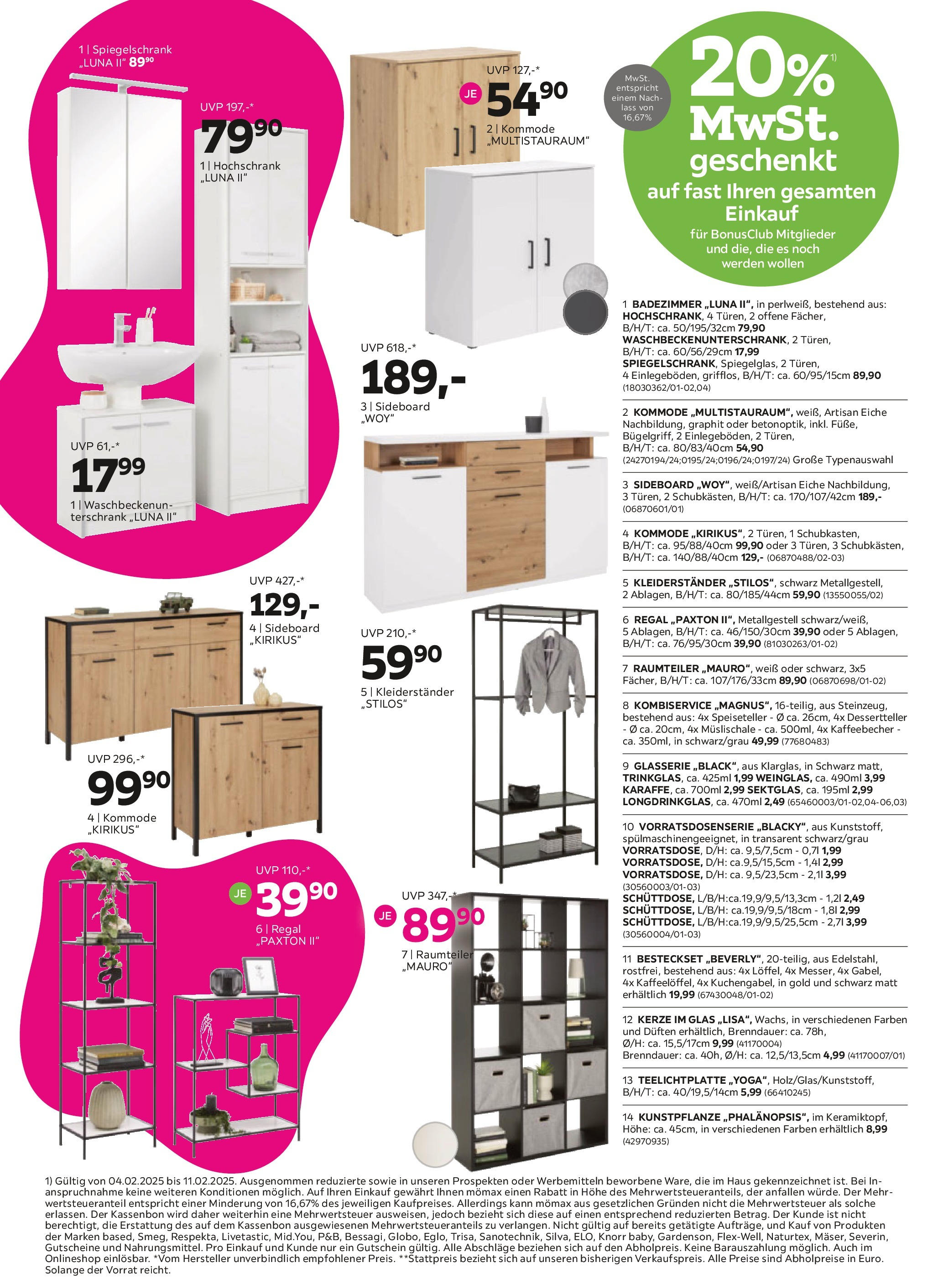 Mömax Prospekt aktuell von 04.02.2025 - Aktuelle Angebote | Seite: 8 | Produkte: Kommode, Regal