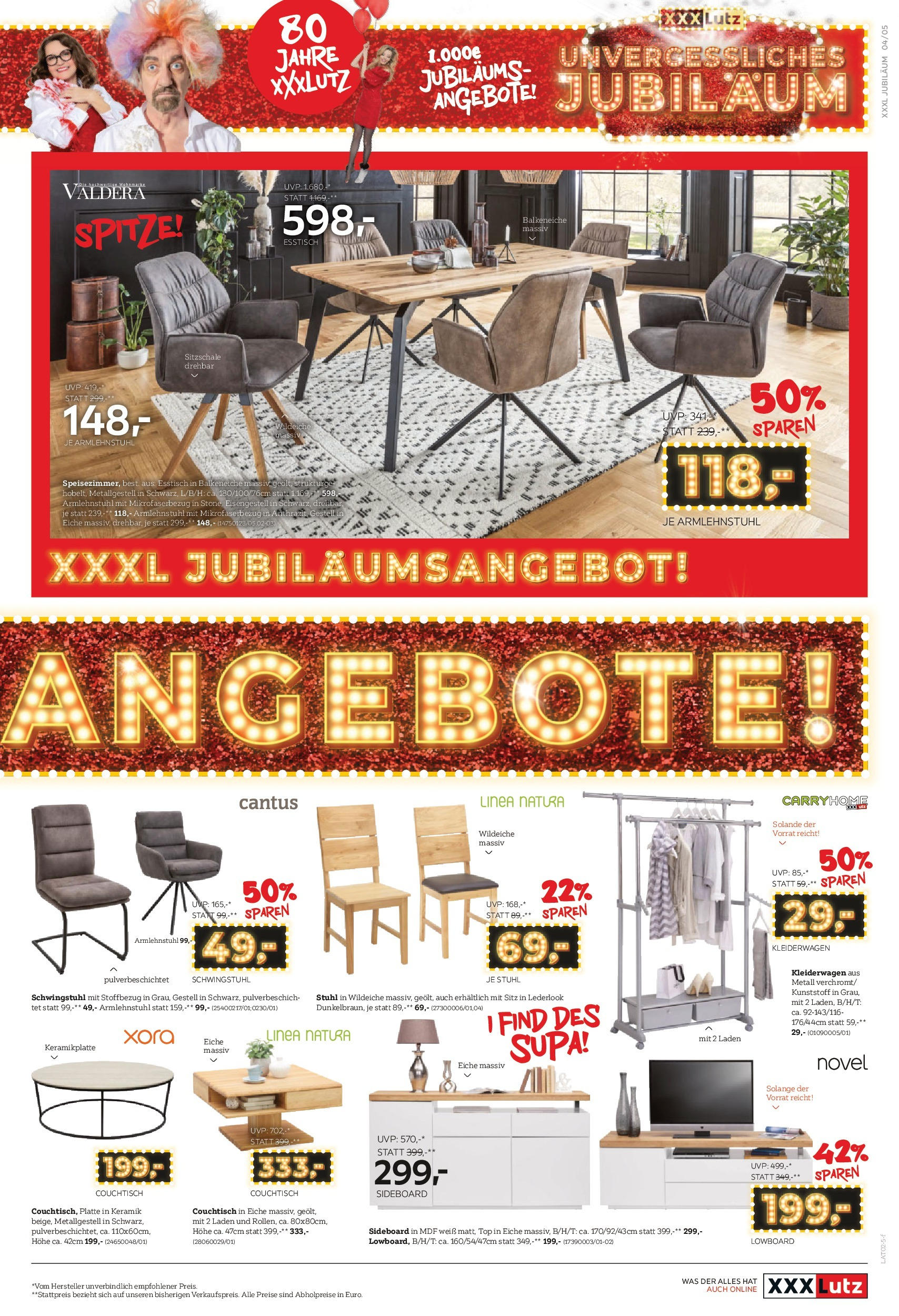 XXXLutz Prospekt aktuell von 26.01.2025 - Aktuelle Angebote | Seite: 5 | Produkte: Couchtisch, Stuhl