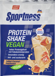 Sportness Proteinpulver, Protein Shake Vegan Salted Caramel Geschmack