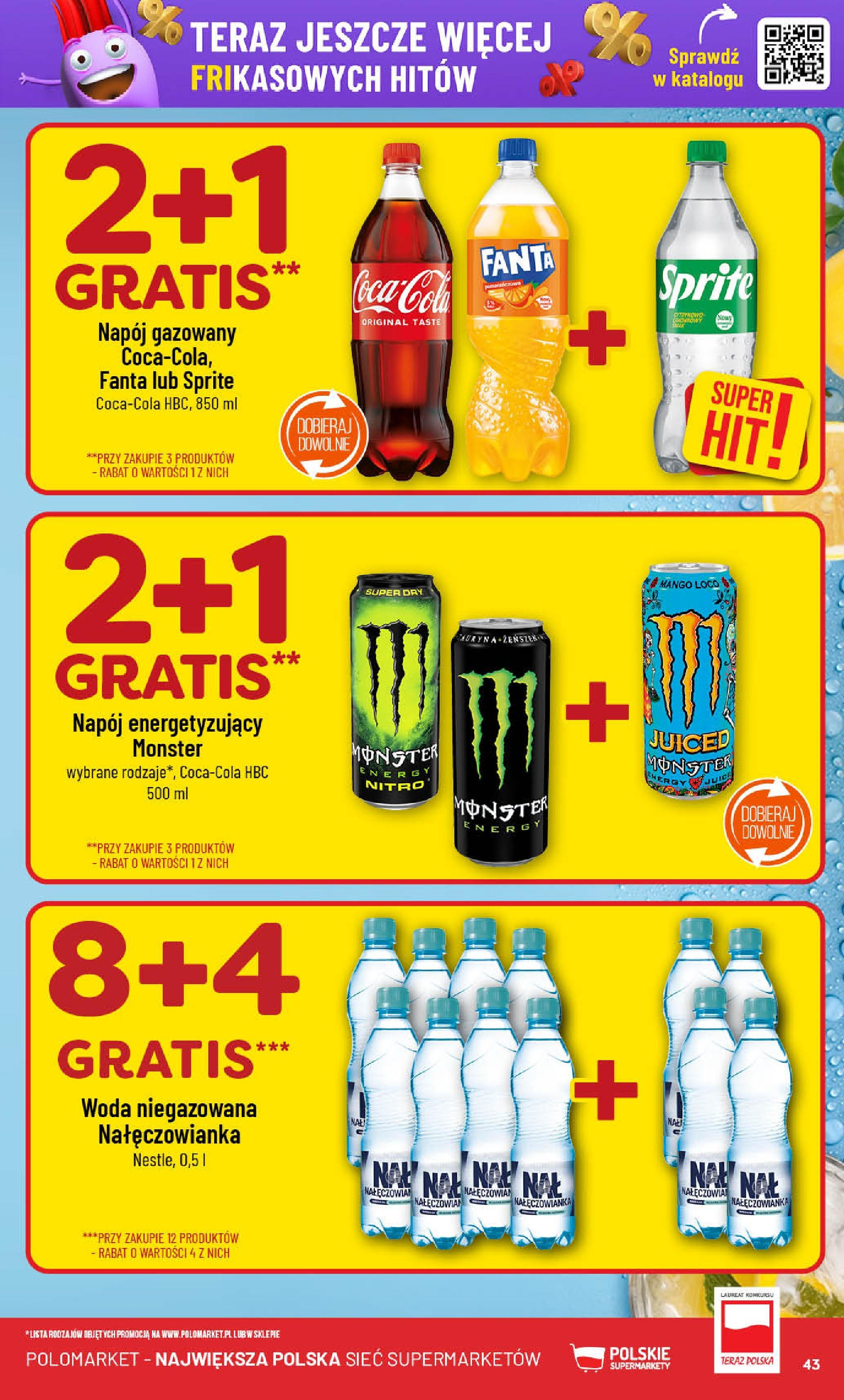 POLOmarket gazetka od jutra (15.01.2025) - Nowa PDF | Strona: 43 | Produkty: Mango, Sprite, Woda niegazowana, Woda