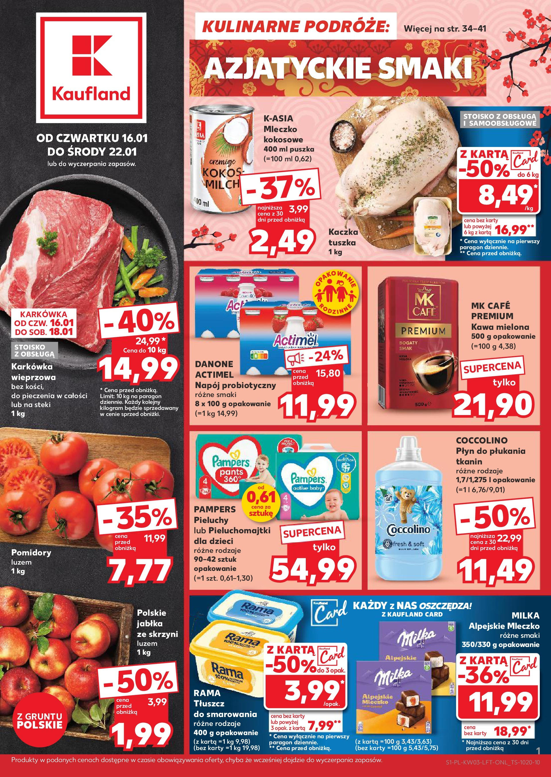 KAUFLAND gazetka promocyjna 16.01.2025 - Promocje - Numer strony 1