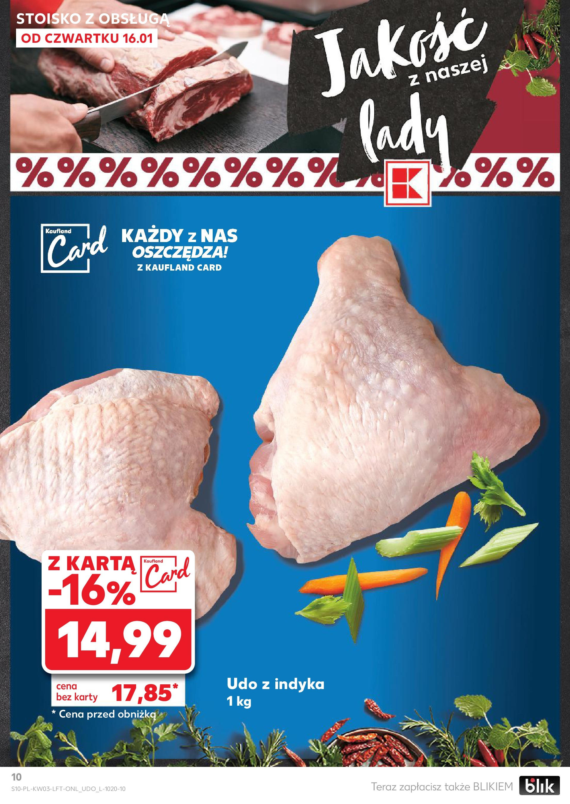 Kaufland gazetka od 16.01.2025 - od jutra PDF | Strona: 10 | Produkty: Karta