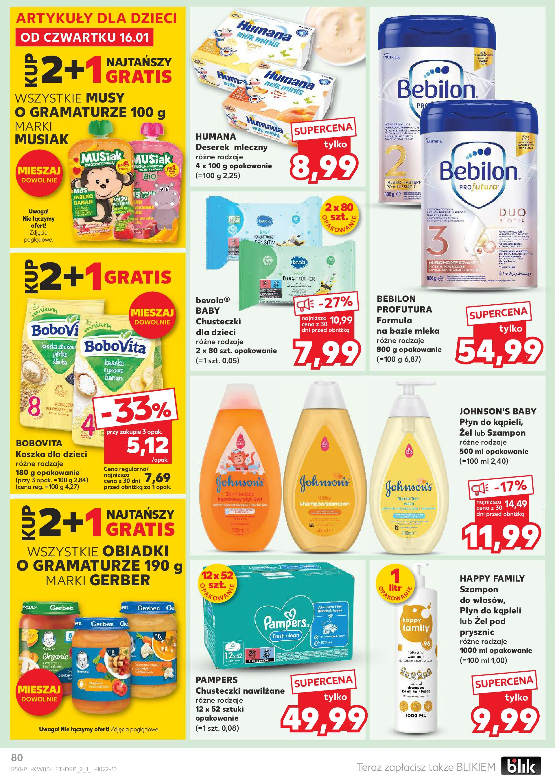 Kaufland gazetka od 16.01.2025 - od jutra PDF | Strona: 80 | Produkty: Mleka, Prysznic, Mleko, Szampon