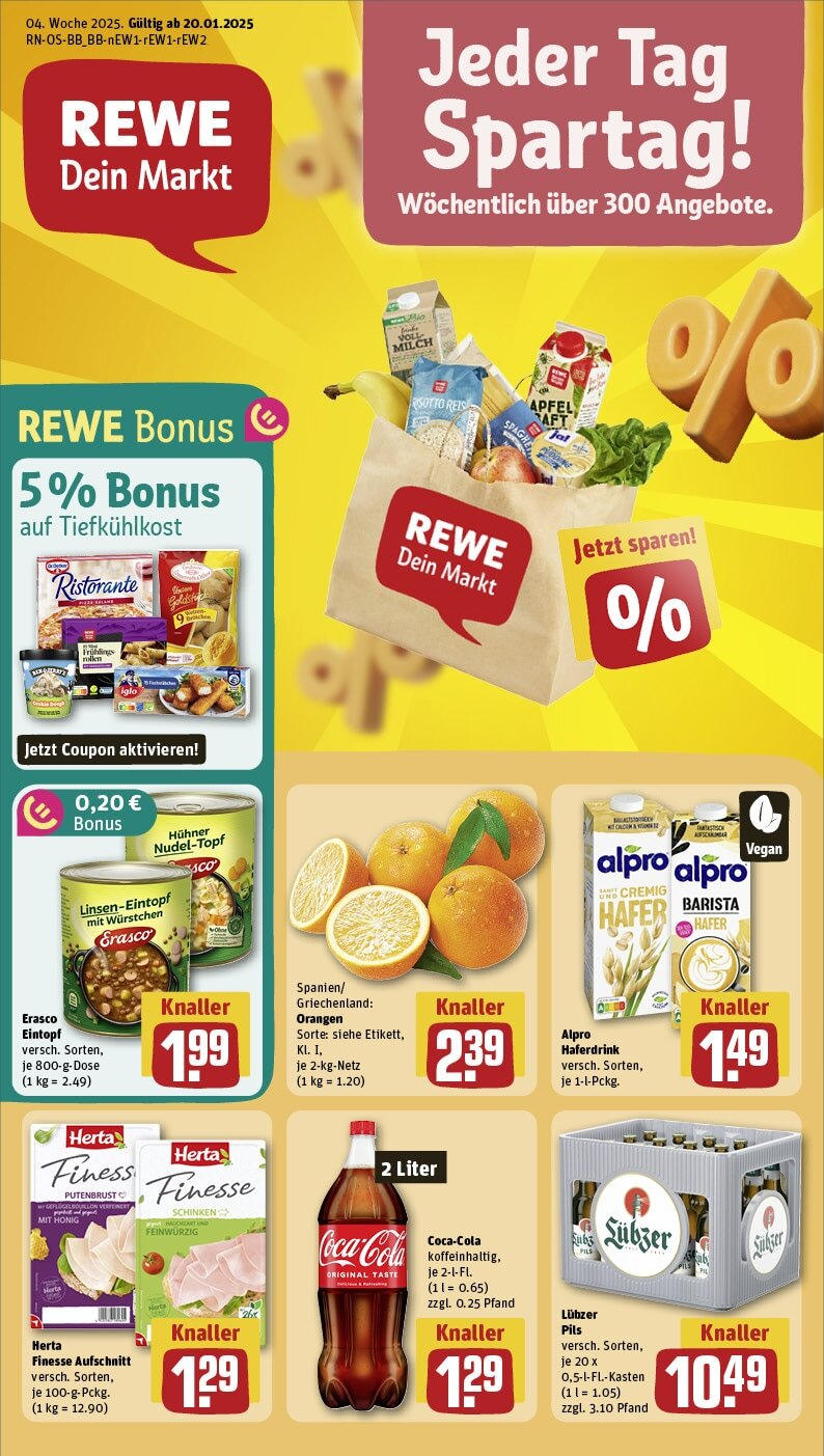 REWE Prospekt ab 20.01.2025 nächste Woche - Berlin / Neukölln, Hermannstraße 1