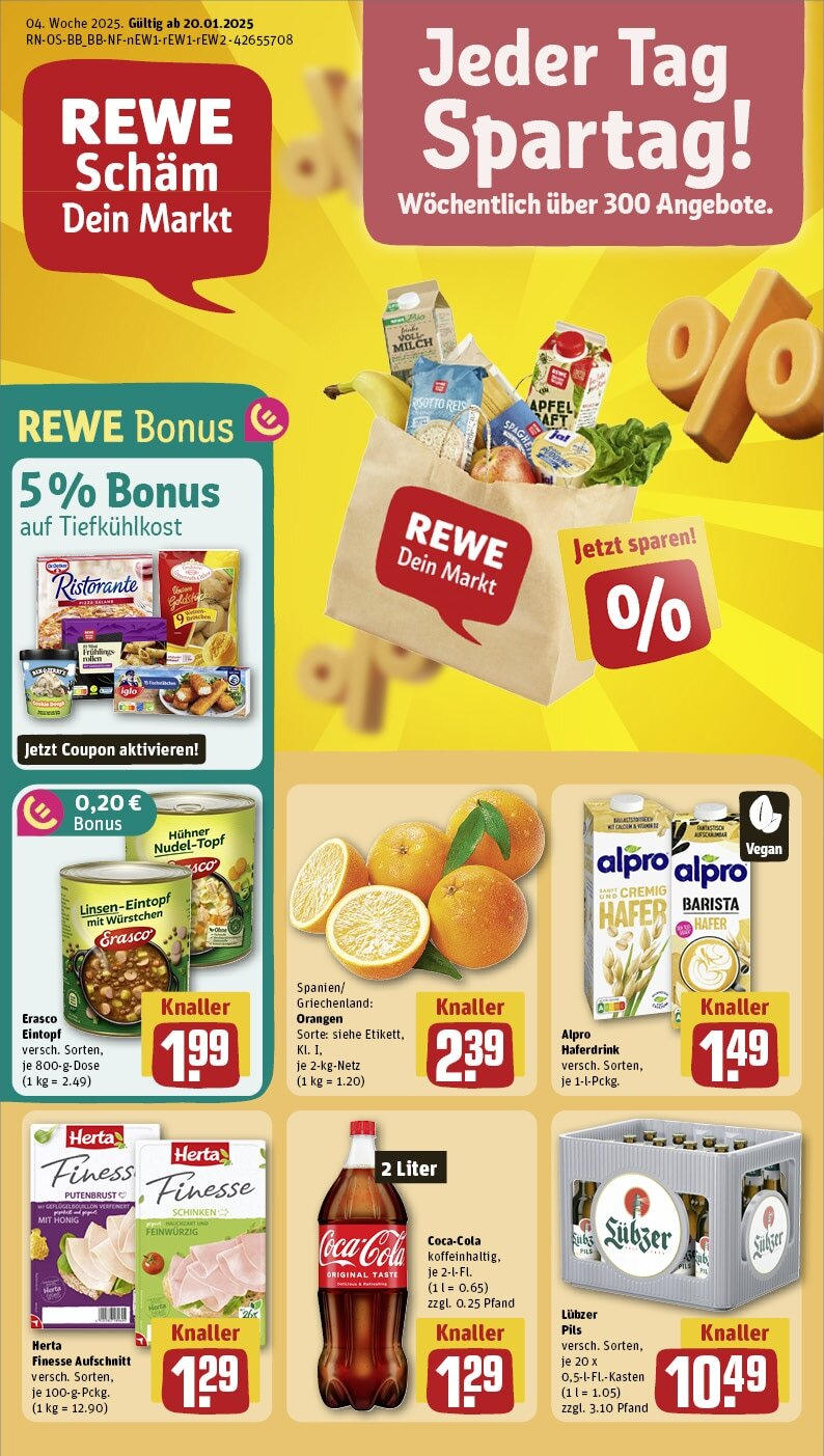 REWE Prospekt ab 20.01.2025 nächste Woche - Gardelegen, Gifhorner Str., a 2