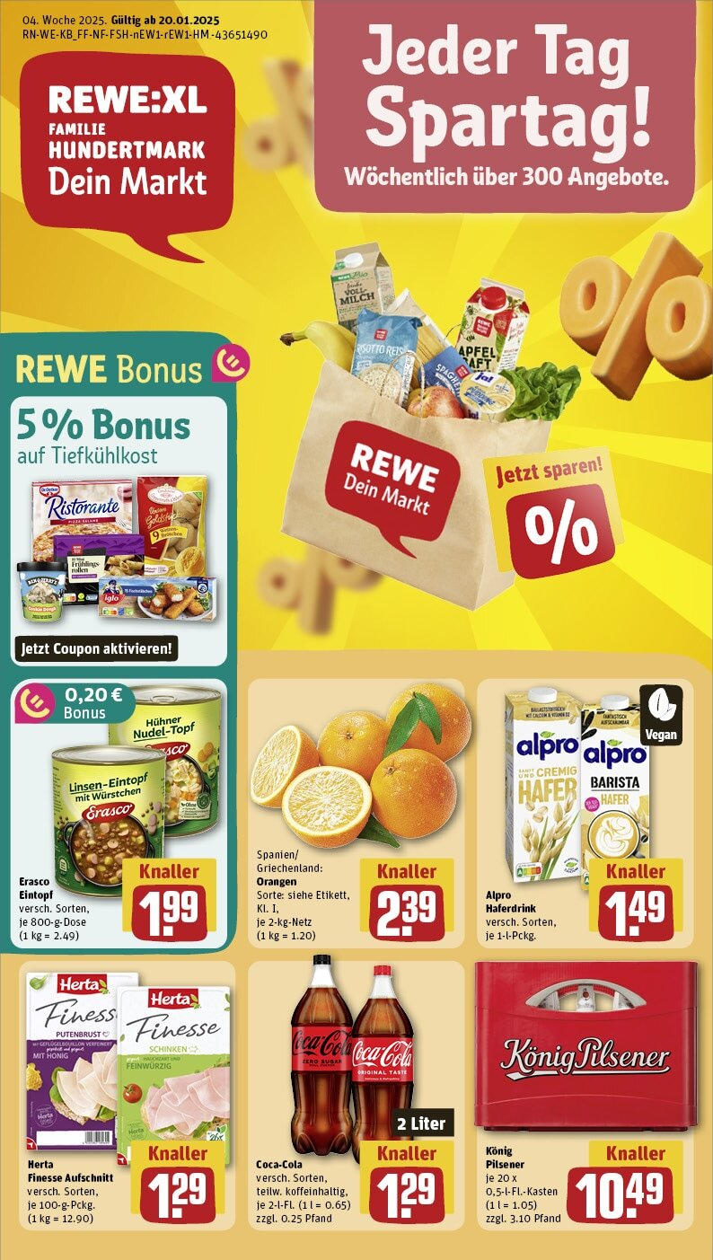 REWE Prospekt ab 20.01.2025 nächste Woche - Kaisersesch, Koblenzer Str. 1-3